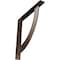 Ekena Millwork Bulwark Steel Bracket, Hammered Dark Bronze 2"W x 16"D x 16"H BKTM02X16X16BUHDB - alternate 1